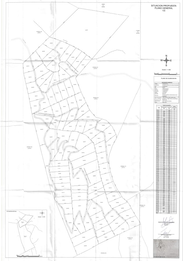 camino del pudu parcelas gps